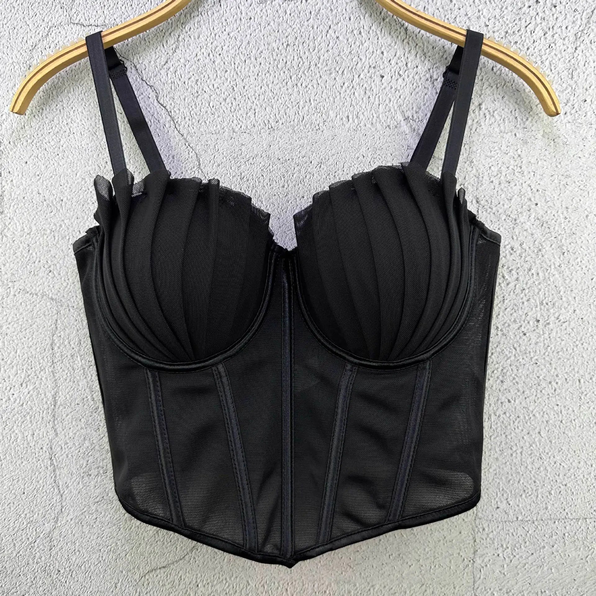 Y2k Top Women Clothing Sexy Tops Camis Tees Fashion Clothes Corset Streetwear Party Club Underwear Bustiers Slimming Lingerie