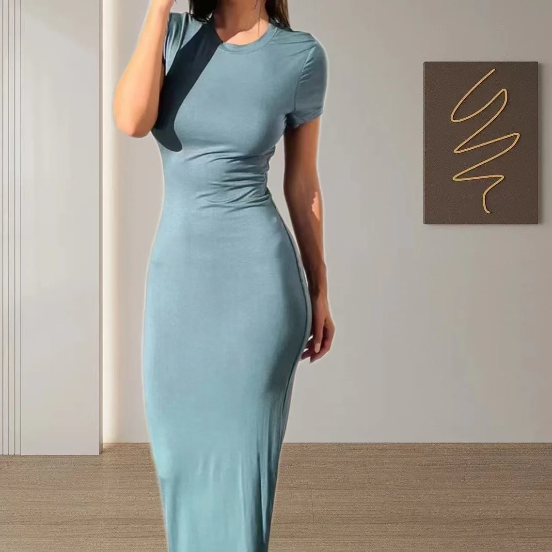 PLAIN JANE SEXYY DRESS Clothing Sexy Outfits Prom Dresses for Woman Elegant Party Dresses Casual Evening Long Clothes Summer