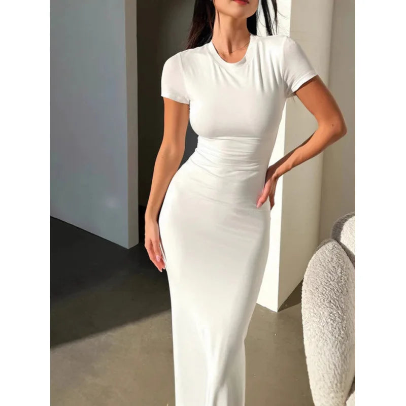 PLAIN JANE SEXYY DRESS Clothing Sexy Outfits Prom Dresses for Woman Elegant Party Dresses Casual Evening Long Clothes Summer