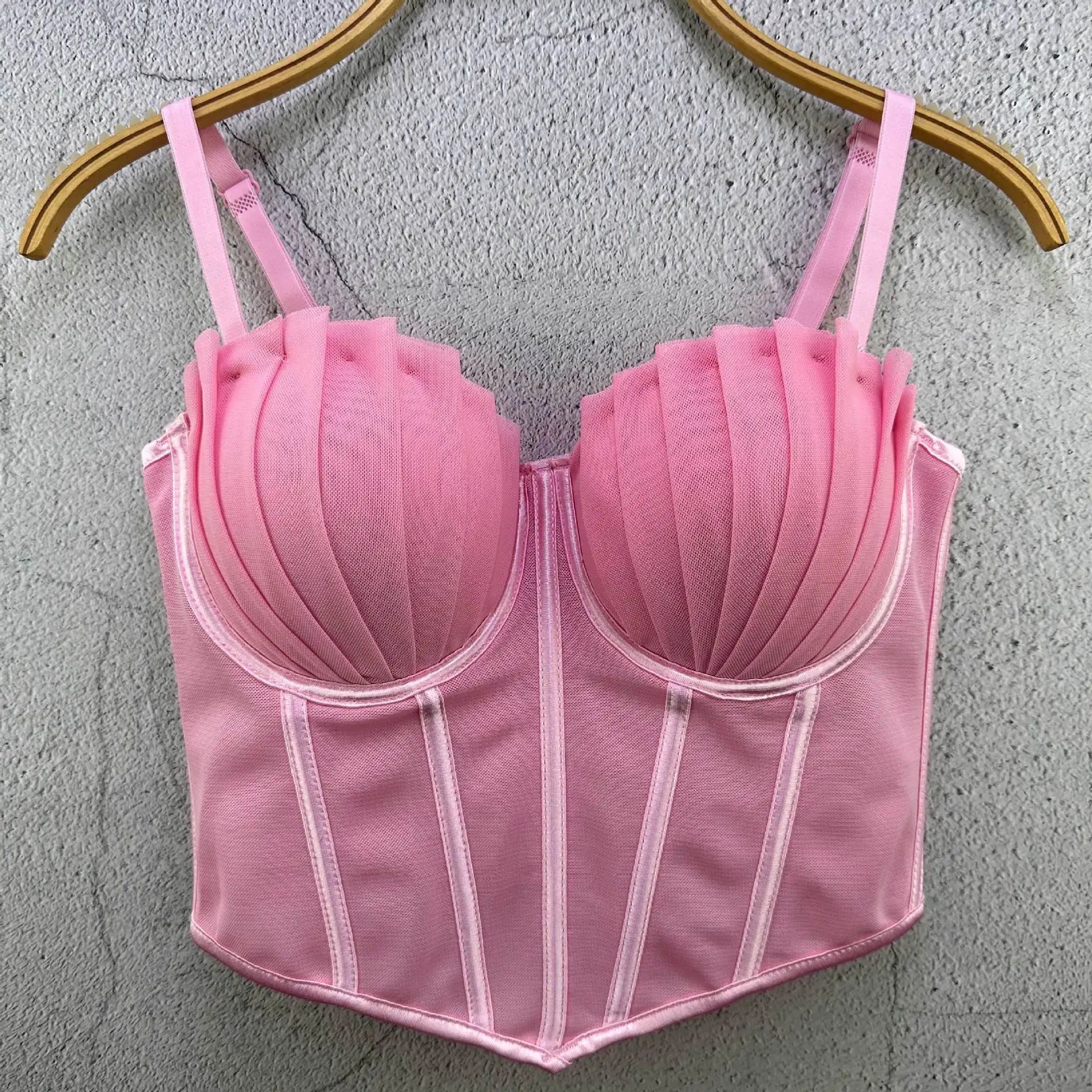Y2k Top Women Clothing Sexy Tops Camis Tees Fashion Clothes Corset Streetwear Party Club Underwear Bustiers Slimming Lingerie